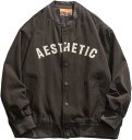 綿 スタジャン メンズ ブルゾン スタジアムジャンパー シンプル 英文字柄 プリント かっこいい アウター 春服 長袖 ジャケット 軽量 カジュアル ストリート 男性用 おしゃれ 大きいサイズ