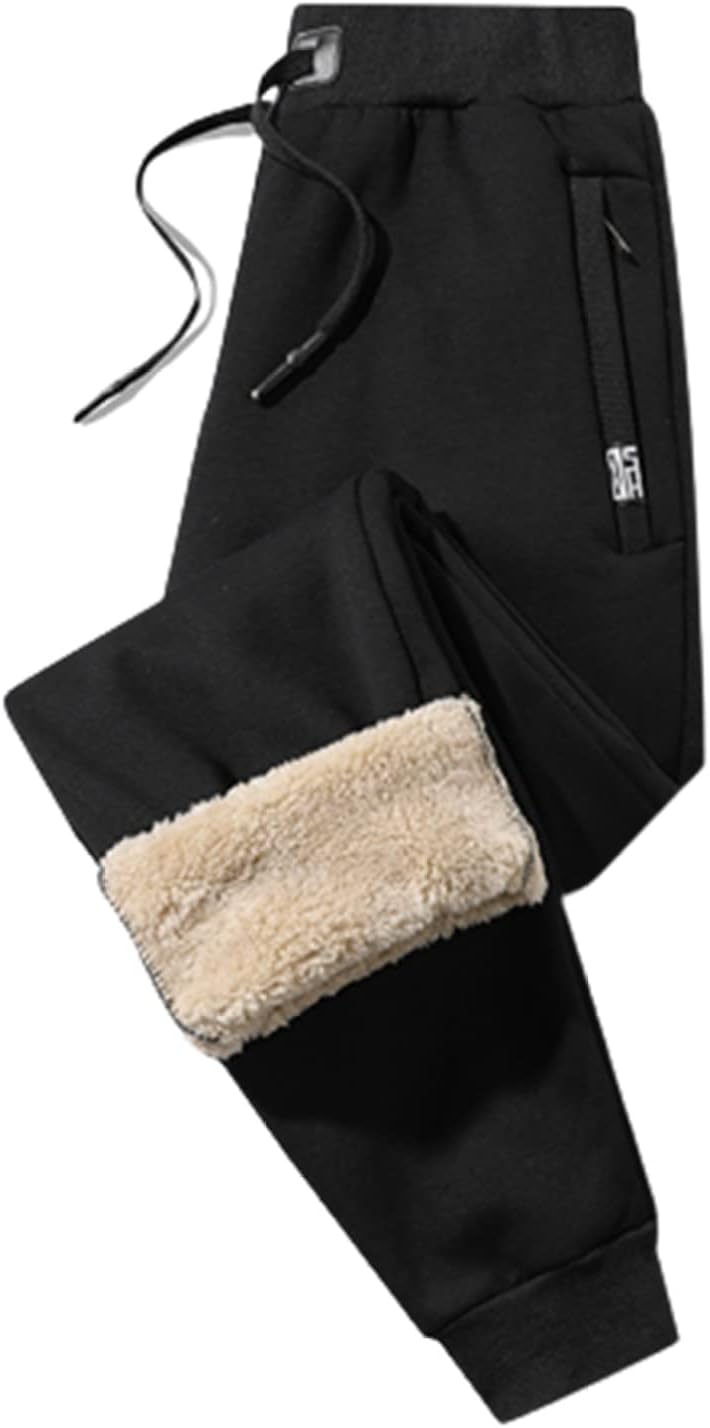 スウェットパンツ メンズ 裏起毛 大きいサイズ ジョガーパンツ 厚手 もこもこ 裏ボア ロングパンツ スポーツウェア カジュアル シンプル 秋 冬 長ズボン L-8XL ジャージボトム トラックパンツ