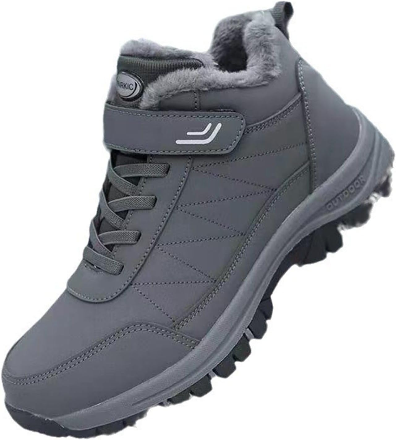 雪用 スノーブーツ ハイキングブーツ メンズ 裏ボア 登山靴 綿靴 レースアップ ゆったり 雪対策 ミドル..