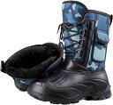 雪用 スノーブーツ トレッキングブーツ メンズ ボア付き レースアップ 取外しインナー 完全防水 登山靴 雪靴 大きいサイズ 雪対策 ミドルカット 防寒靴 屈曲...