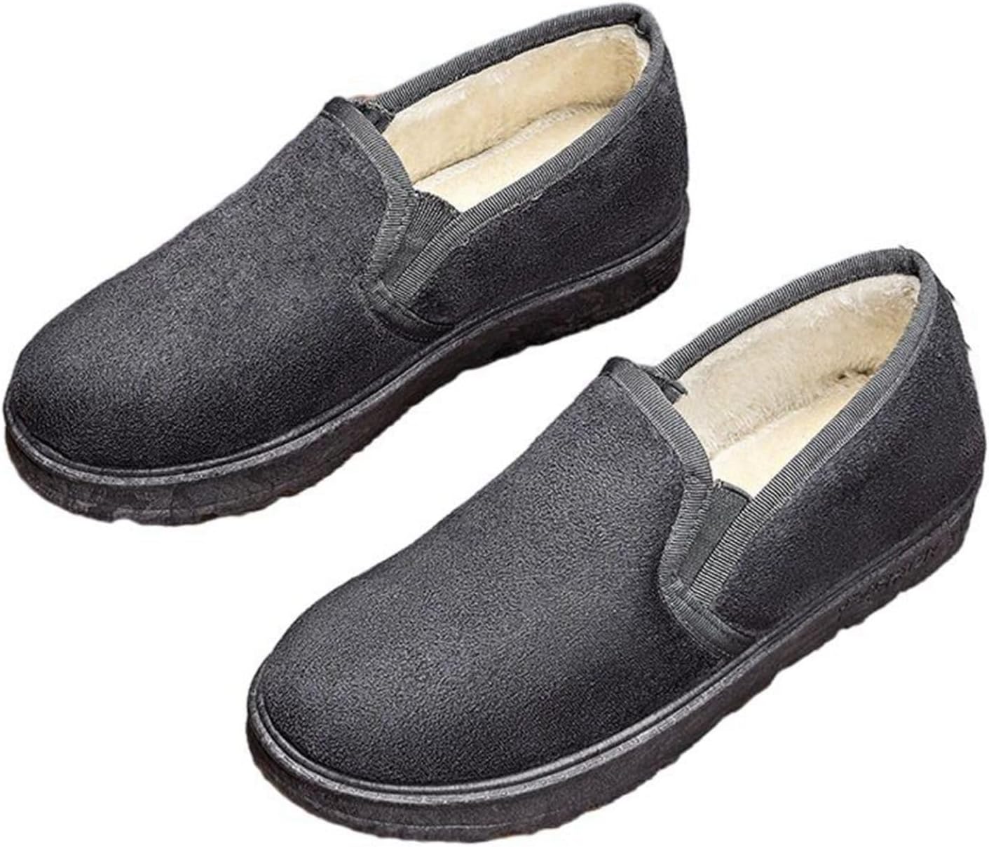 冬用 スノーブーツ ムートンブーツ メンズ 裏ファー 登山靴 雪靴 スリッポン 雪対策 ミドルカット 防寒..