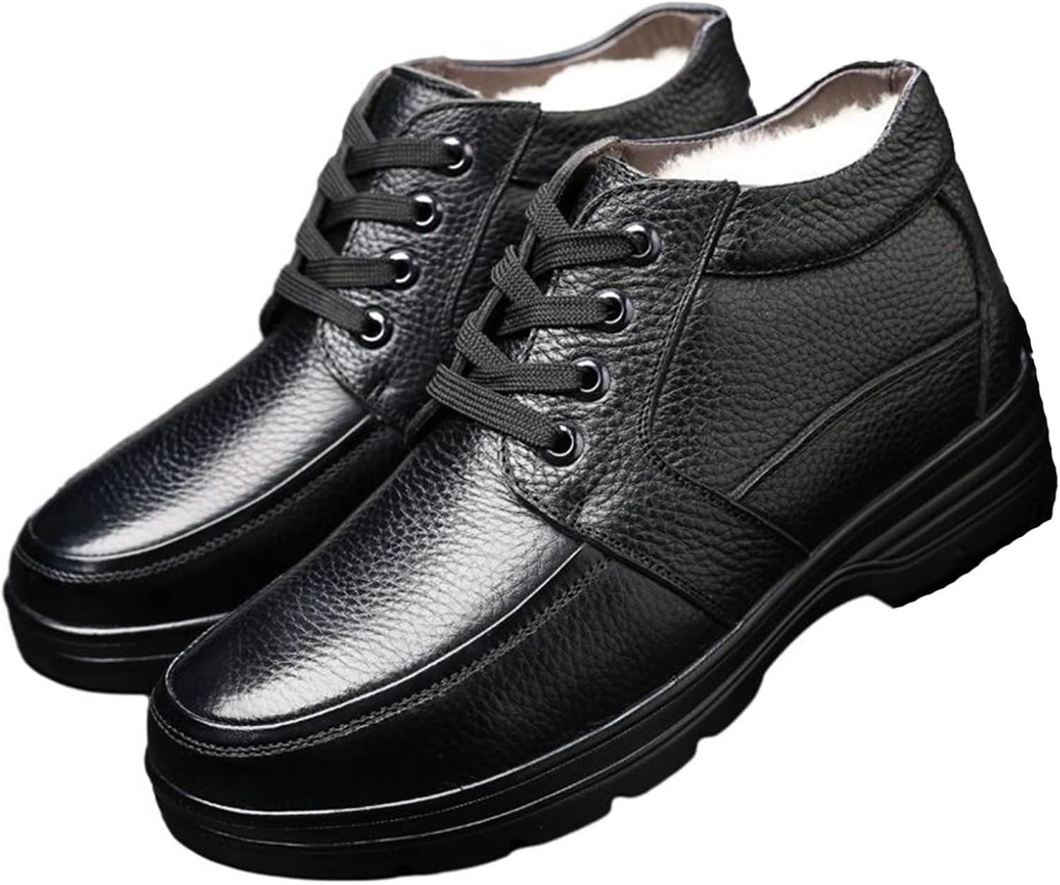 スノーシューズ メンズ 裏ファー ウール スリッポン 雪靴 雪遊び スノーブーツ 防寒靴 柔らか 汚れ加工..