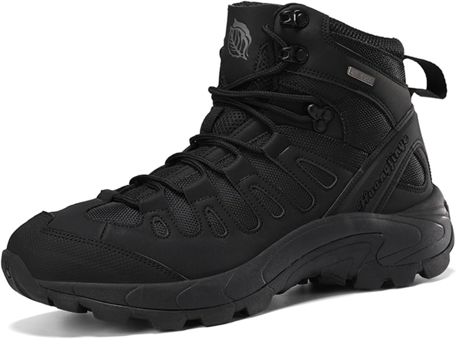 ミリタリーブーツ タクティカルブーツ メンズ デザートブーツ キャンバス レースアップ 登山 釣り キャンプ 遠足 滑り止め ミドルカット 厚底 耐摩耗 衝突防...