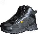 ミリタリーブーツ 登山靴 タクティカルブーツ キャンバス ショート丈 滑り止め ダイヤル式 メンズ 衝撃吸収 厚底 耐摩耗性 つま先ガード 歩きやすい アウトド...