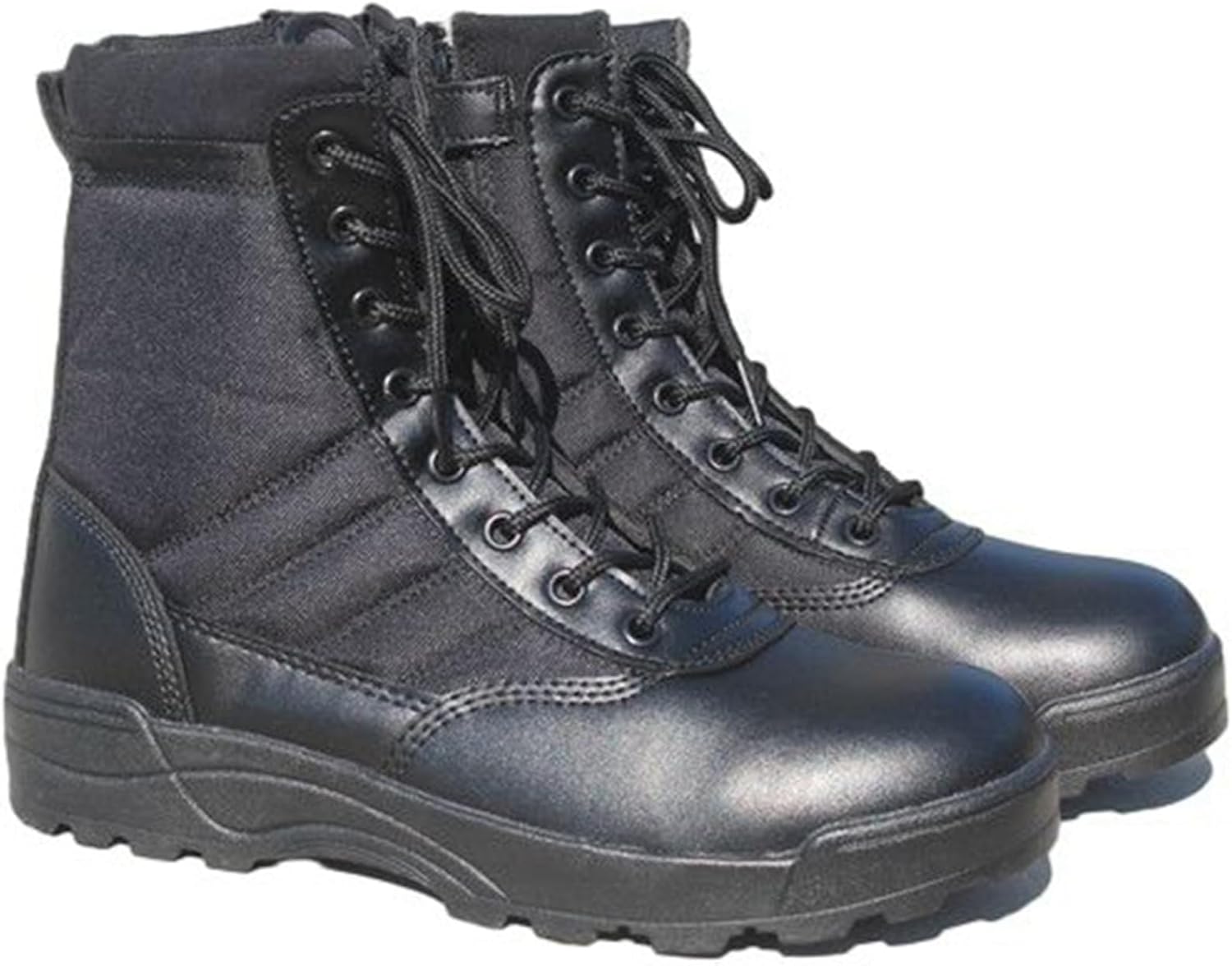 ミリタリーブーツ タクティカルブーツ メンズ 衝突防止 厚底 ウオーキングシューズ 編み上げ 防滑 耐摩..