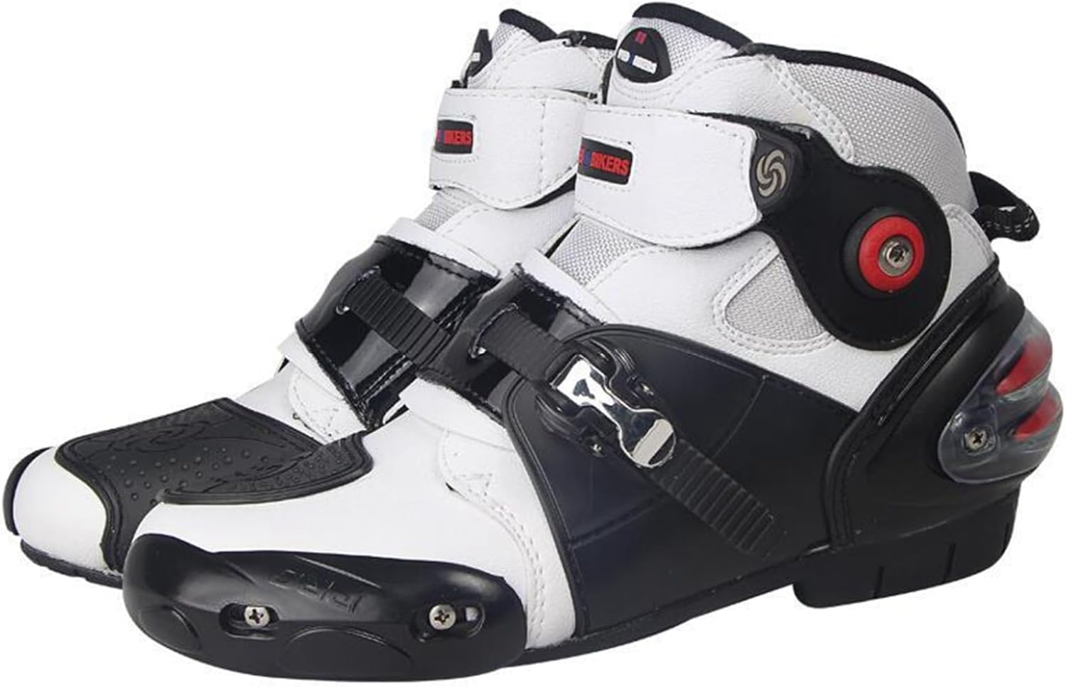 ライダーブーツ バイク用ブーツ メンズ 合成革 厚底 編み上げ 秋冬春 ショートブーツ レーシングブーツ..