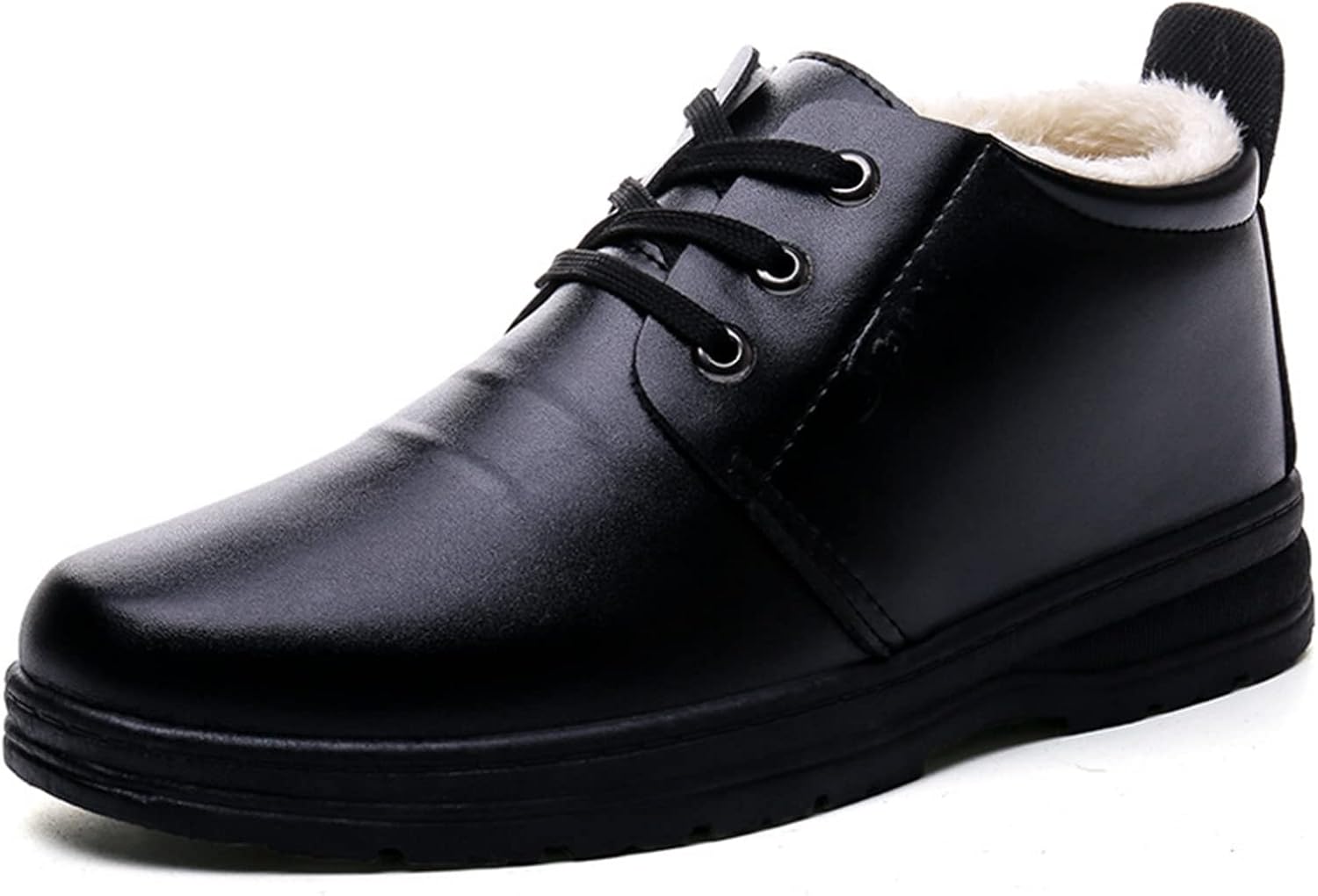 メンズ スノーブーツ ビジネスブーツ ミドルカット 冬用 ボア付き 雪遊び 防寒靴 コンフォート レースアップ 防滑 綿靴 歩きやすい おしゃれ 耐久性 撥水 ゆったり スノーシューズ 室外 カジュア