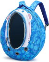 大型 猫 キャリー バッグ 可愛い おしゃれ リュック きゃりーバッグ ペットグッズ ブルー 猫 ウサギ 小型犬 小動物用 メッシュ窓 通気性 M 折りたたみ ペットキャリーバッグ ソフトクレート お