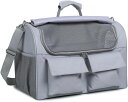 ペット ショルダーバッグ バックパック ペットキャリーバッグ 小型犬 猫用 2way ペットバッグ キャリー バッグ トート ペット用バッグ 車載 旅行 アウトドア 通院 災害避難用 通気 折りたたみ