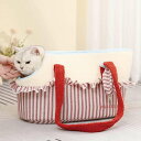 ペットキャリー おしゃれ 可愛い 折りたたみ ペット用品 斜め掛け可能 ショルダー 小型犬 うさぎ ケージ 猫用 キャリー ケース ソフト ケース レッド 猫バッグ 39*22*24 猫 ケージ 猫