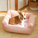 犬ベッド 猫ベッド クッション ペットソファー マット 60*50*23 ペットベッド 滑り止め 通年 丸洗い 小型犬 中型犬 ふわふわ ペット用クッション 耐...