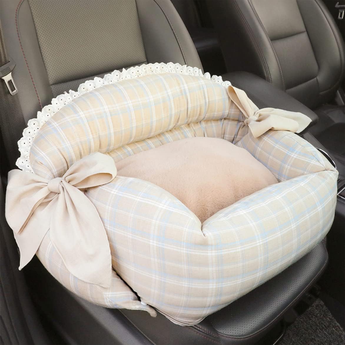 ペット ソファー ベッド キャリー ドライブベッド 犬 ドライブボックス カーベッド カーキ 車 車用ペッ..