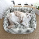ペットベッド オールシーズン用 猫 犬 ソファー ベッド 保温 通気性いい 洗える 滑り止め 柔らかい 快適 ぐっすり眠る ペットクッション 寒さ対策 丈夫 ペ...