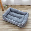 猫 ベッド 犬 ベッド ペットベッド ペット グレー クッション ペット用品 ふわふわベッド 小型犬 中型犬 猫用 ふかふかベッド ぐっすり眠る 猫が喜ぶベッド...