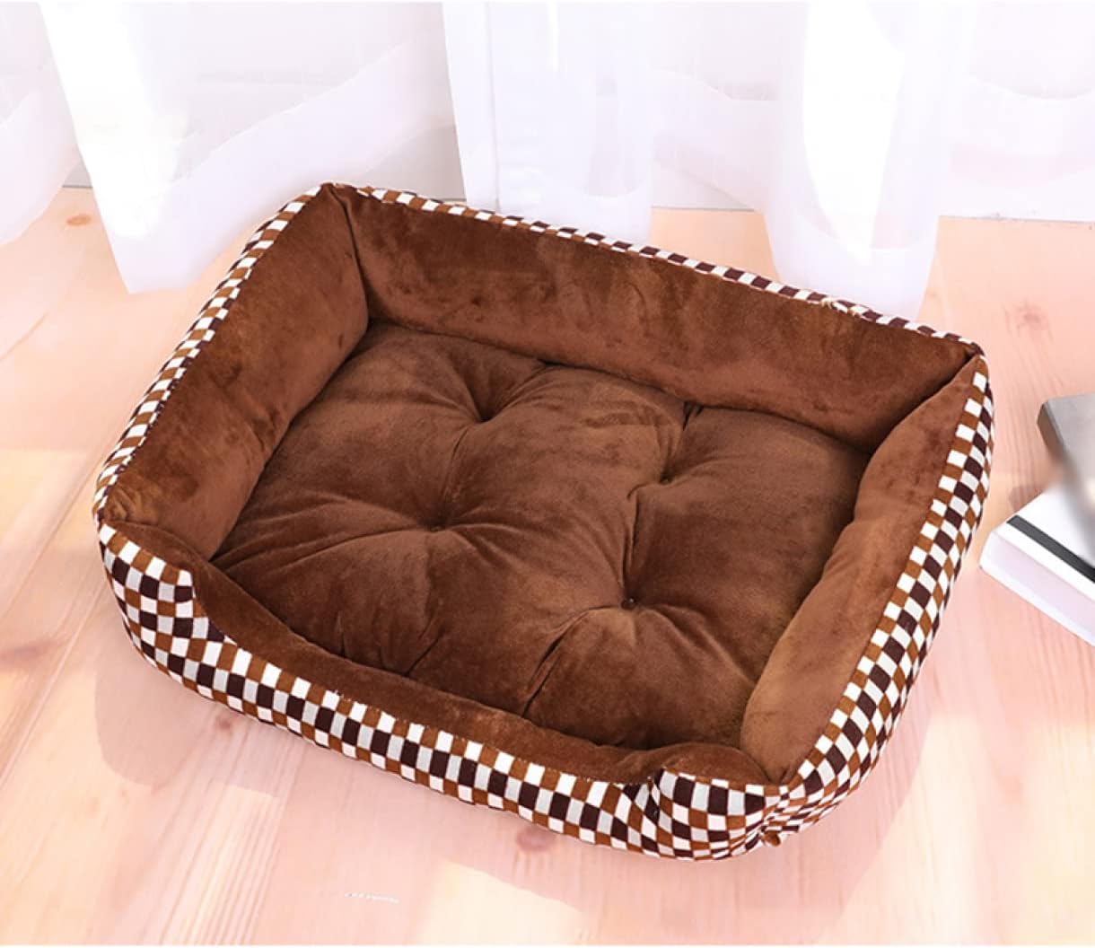 犬 ペットベッド 猫 設計 ペットベット XL 冬用 あったか 角型 犬用 猫用 ふわふわ スクエア 小型犬 中型犬 犬 クッション マット ペットソファー 春夏 ドッグベッド キャットベッド 多頭