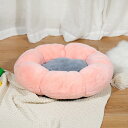 設計 猫 べッド 犬 ベッド 60*60cm 冬 オシャレ 猫用ベッド クッションマット ふわふわ ペットベッド 耐噛み 滑り止め 洗える ペット用 かわいい ...