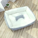 犬 ベッド 猫 ベッド ライトグレー 80*65cm クッション 通年 洗える ペットベッド ペットソファー 暖かい ペットクッション かわいい おしゃれ ふわ...