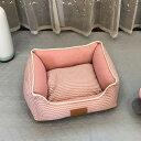 猫 65*60cm 犬 ベッド ペット クッション ペットベッド 通年 犬ベッド 猫ベッド ペットソファー マット 滑り止め 通年 丸洗い 小型犬 ピンク 中型...