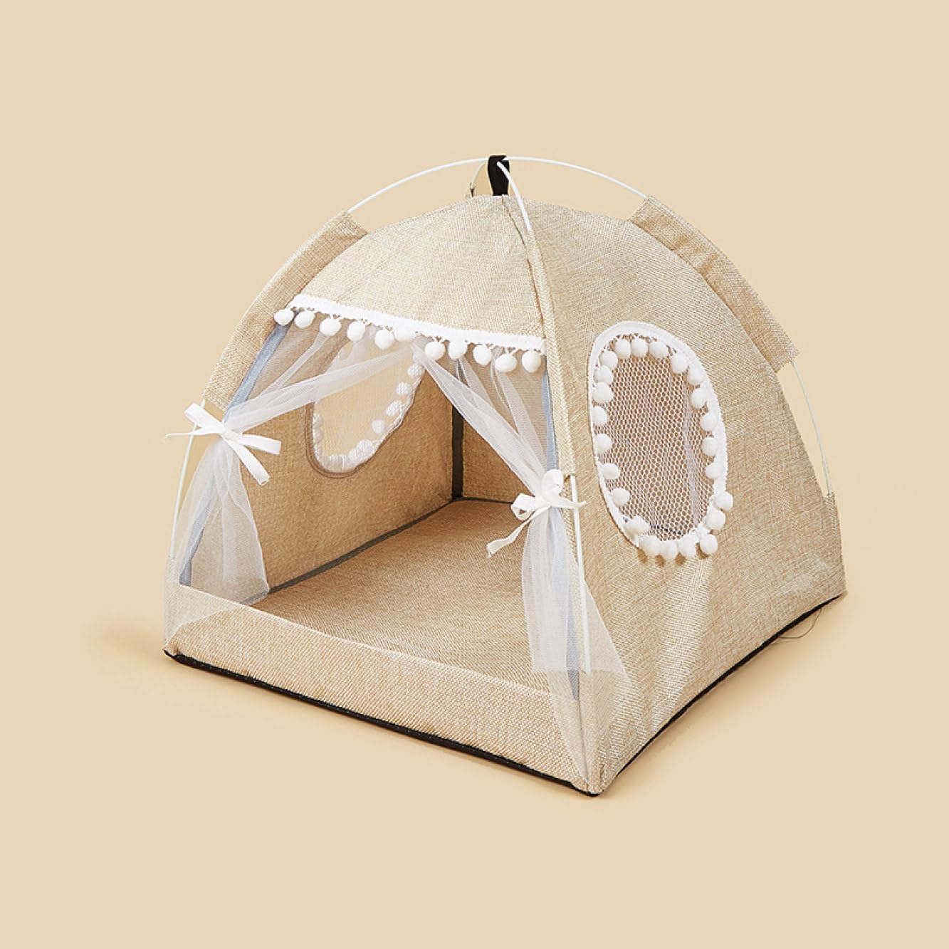 ペットハウス ペットベッド ペット ペット用品 猫 犬 小動物 テント おしゃれ かわいい 室内 屋外 イエロー 防水 ペットテント 犬 猫 子猫 ベッド 夏 ドーム 夏用ベッド ペットソファー 丈夫