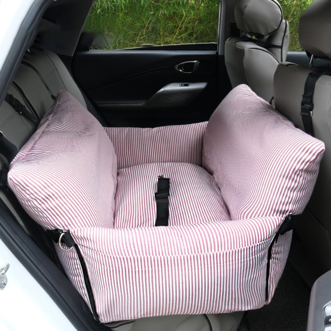 犬 ドライブボックス 設計6 2way ペット用ドライブボックス 中型犬 車用 ドライブキャリー ベッド 後部..