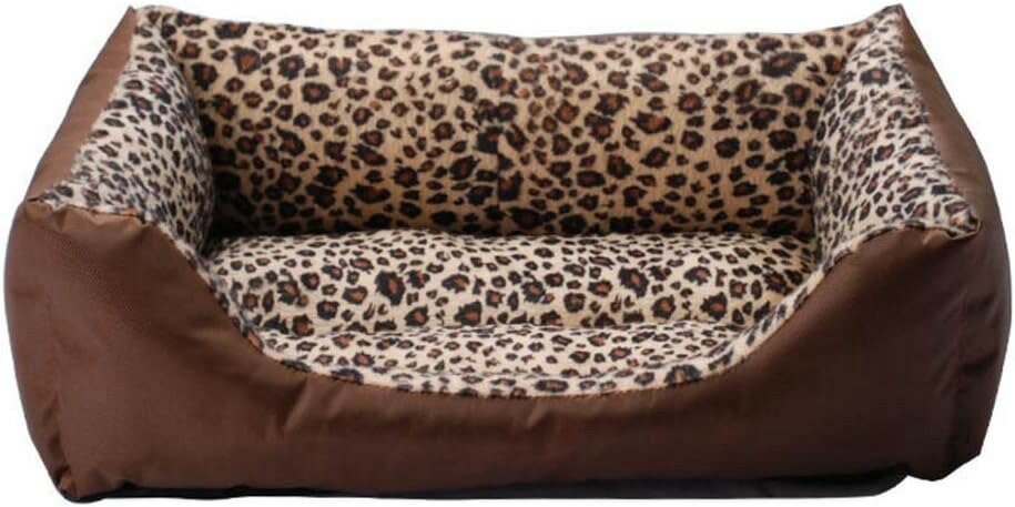 ペットソファー ペットベッド ペットマット 猫用 犬用ベッド 寝床 洗えるカバー 夏 冬 通年利用 柔軟快適 ペットクッション ぐっすり眠れる ブラウン ペット用寝袋 ペットベッド 犬 53*42*1