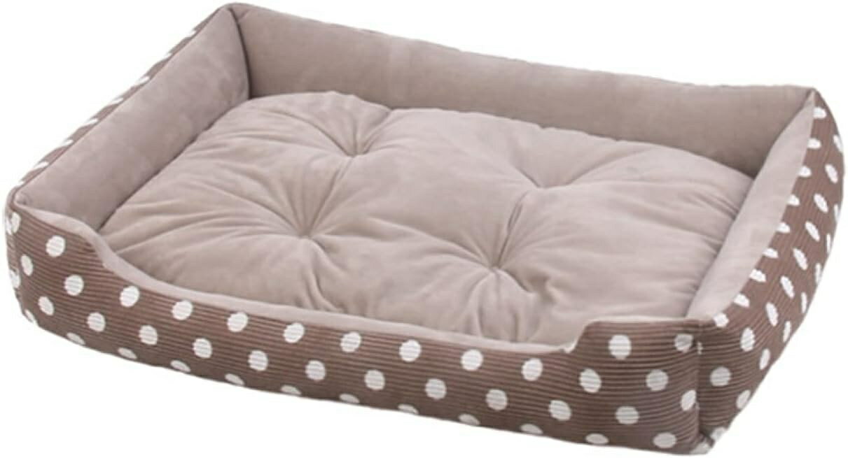 ペットベッド スクエア型 おしゃれ 洗える ペットハウス 室内用 オールシーズン ふわふわ クッション付..