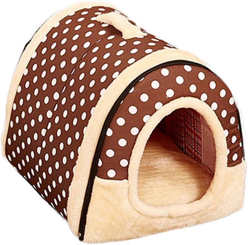 犬 猫 ベッド ドーム型 ペットハウス 犬小屋 小型犬 多用 2WAY キャットハウス 小動物用 ふかふか L モコモコ クッション付き オールシーズン カラー 安眠 ぐっすり眠れる 犬猫 兼用 寒さ