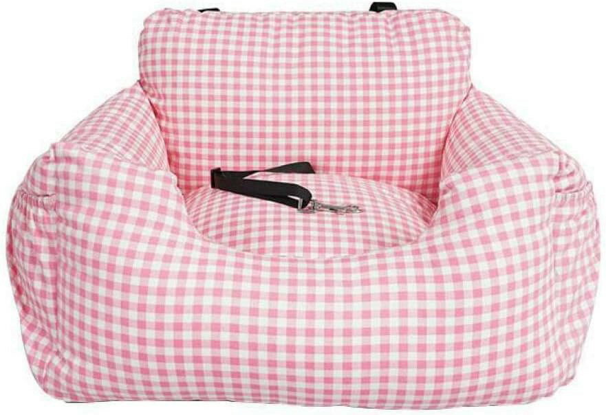 ペットベッド ソファー ドライブシート 飛び出し防止 滑り止め 抗菌 防臭 後部座席対応 シートベルト ..