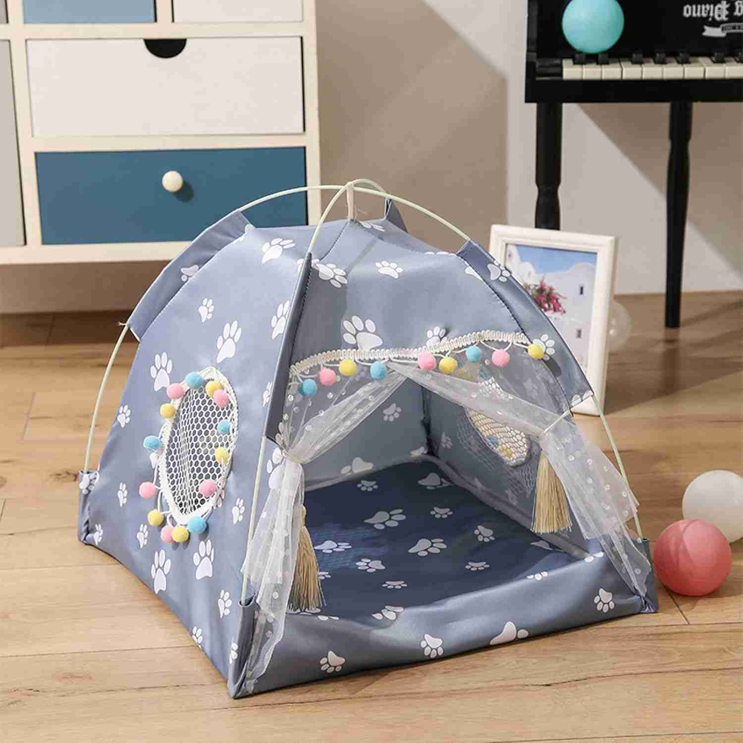 ペットクッション ペットベッド ペットソファー マット 小型 中型犬 猫 小動物 寝床 洗える 通気性いい ふわふわ 毛が引っ付きにくい 洗える 滑り止め ドーム型 かわいい 姫系ペットベッド 犬用ベ