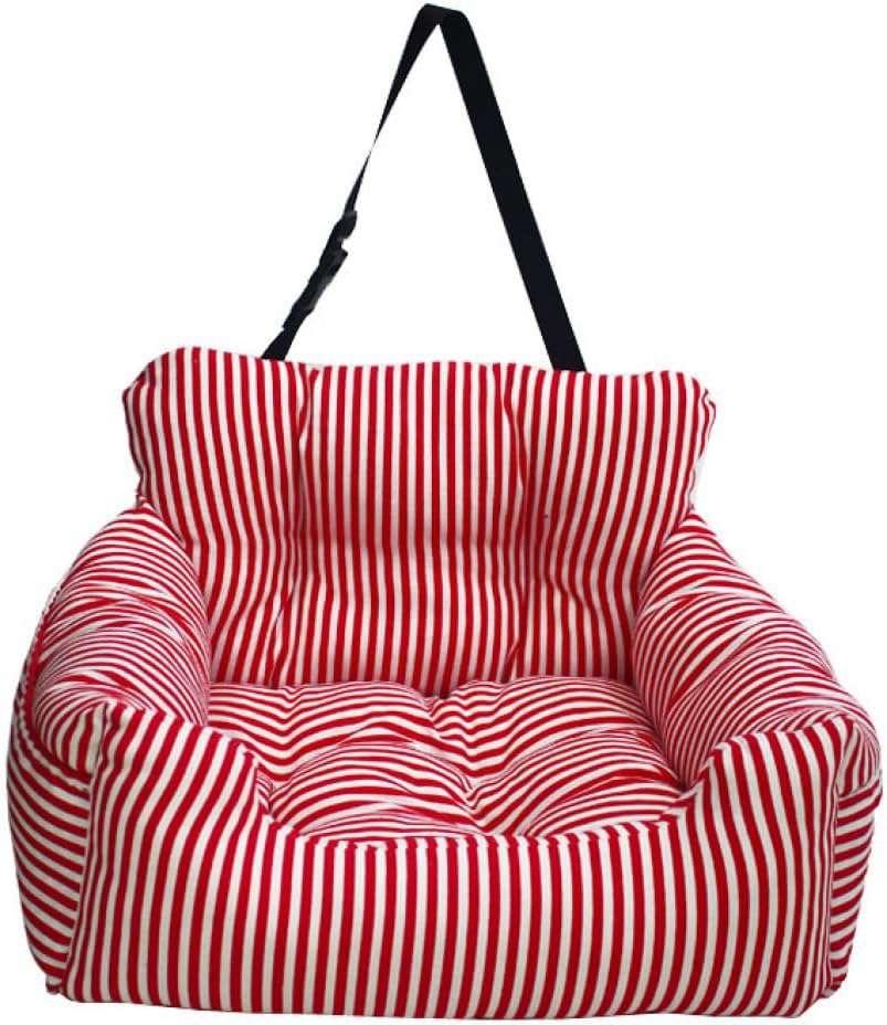 車用 ドライブベッドキャリー 犬 猫 キャリーバッグ ペットベッド 防災 ドライブボックス 設計3 おしゃれ かわいい ペットベッド ペットクッション 55*50*32cm 飛び出し防止 通院 アウト