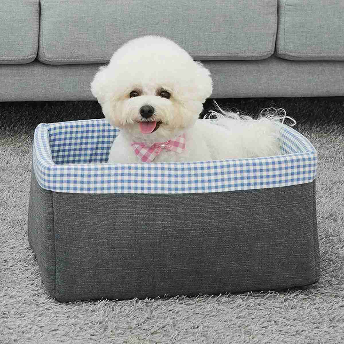 ドライブベッド 車用 ペットベッド ペット用ドライブボックス 44*27*23 ペット 車用ベッド 犬用 猫用 ドライブボックス 飛出し防止 ドライブ用品 犬 猫 ドライブ ベッド 犬 車 アームレス