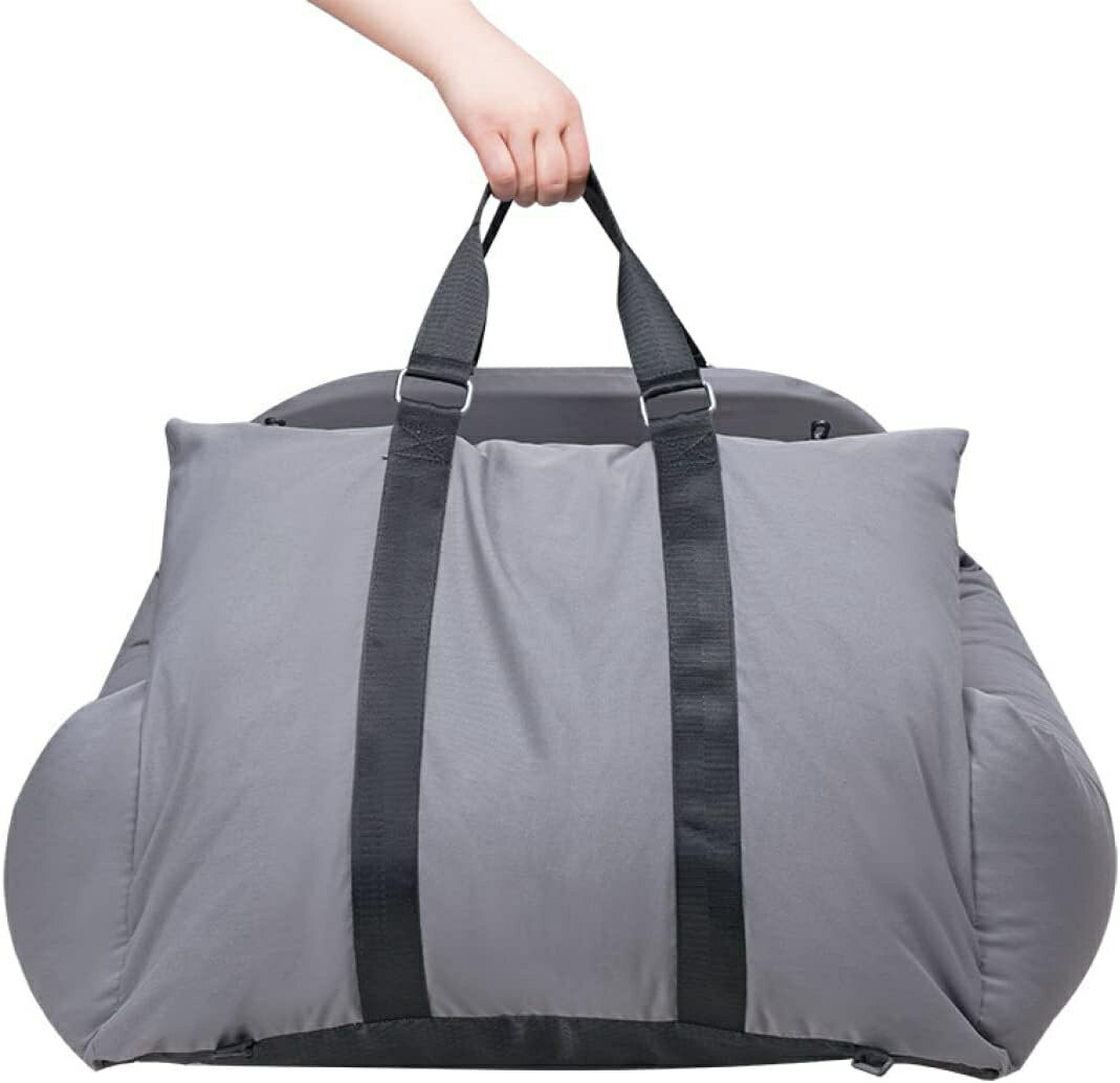 犬 ドライブベッド ドライブボックス 犬用 アウトドア カーシート ダークグレー 60*55*50 ペット お出かけ 車用ペットシート 座席シート 後部座席 かわいい おしゃれ 小型犬 ペット用ドライ