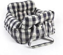 犬 ベッド 車 かわいい ドライブボックス ドライブベッド 洗える 60*50*36cm 自宅用ペットベッド 2wayデザイン 犬 猫用 キャリーバッグ ブラック 車載用 後部座席 飛び出し防止 リー(4)