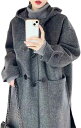 フード付き チェスターコート ダッフルコート レディース ロングコート 冬 厚手 防寒 温かい ドロップショルダー トレンチコート ゆったり 着痩せ 大きいサイズ ラシャコート デート 日常 オシャレ