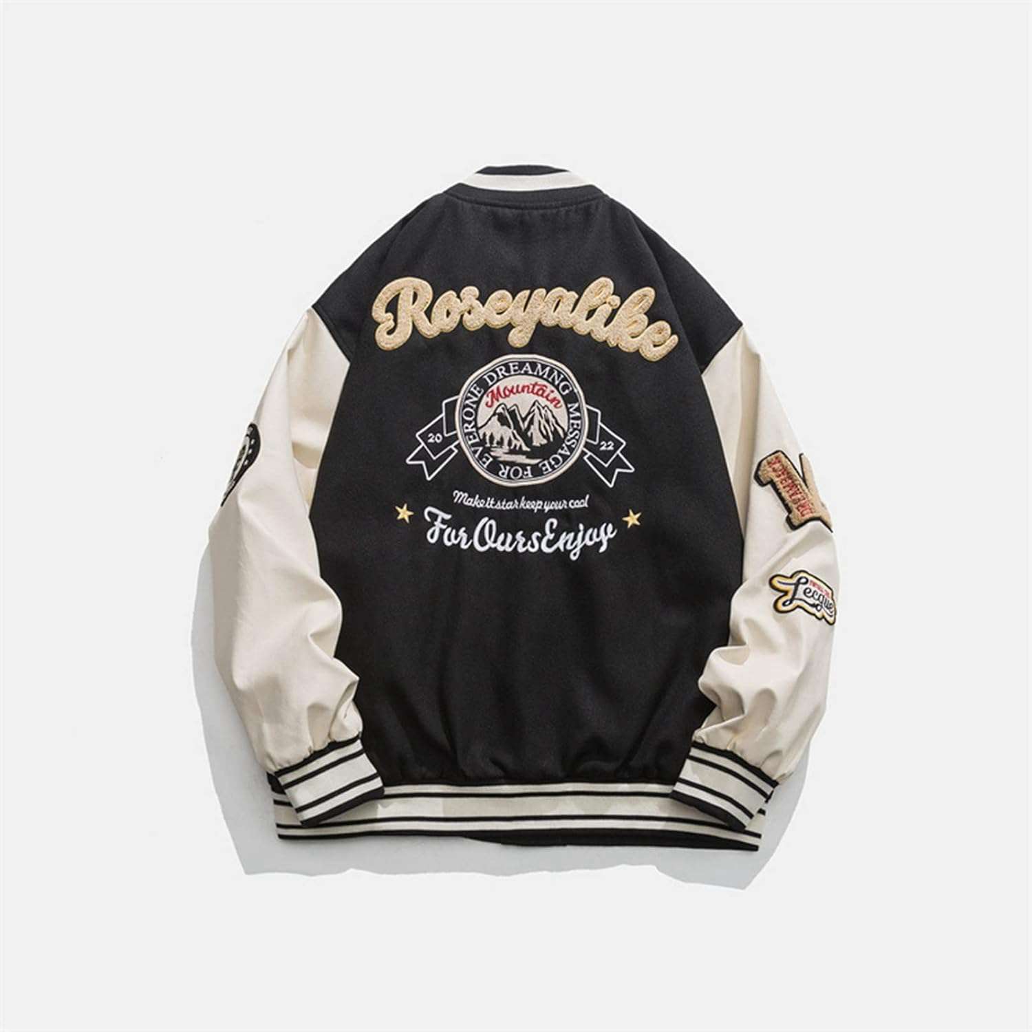 スタジャン　メンズ　ジャケット　おしゃれ　秋　大きいサイズ　ストリート　パッチワーク　ヒップホップ　ジャンパー　男女兼用　防風　レディース　アウター　トップス　スタジアムジャンパー　　カジュ