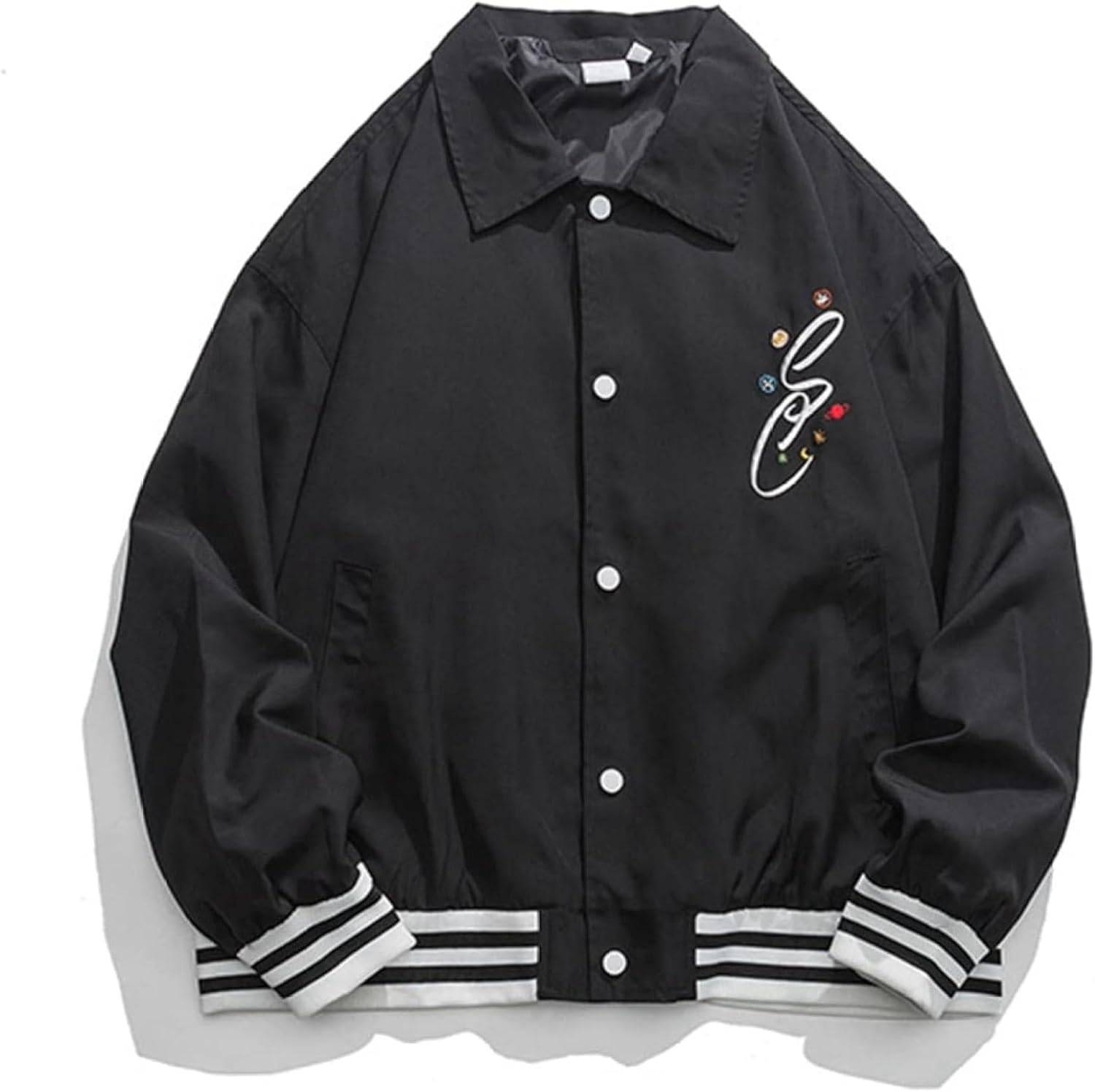 スタジャン メンズ おしゃれ ジャケット スタジアムジャンパー 秋 ストリート 防風 長袖 スカジャン カジュアル 男性用 ジャンパー アウター アウトドア 大きいサイズ 男女兼用