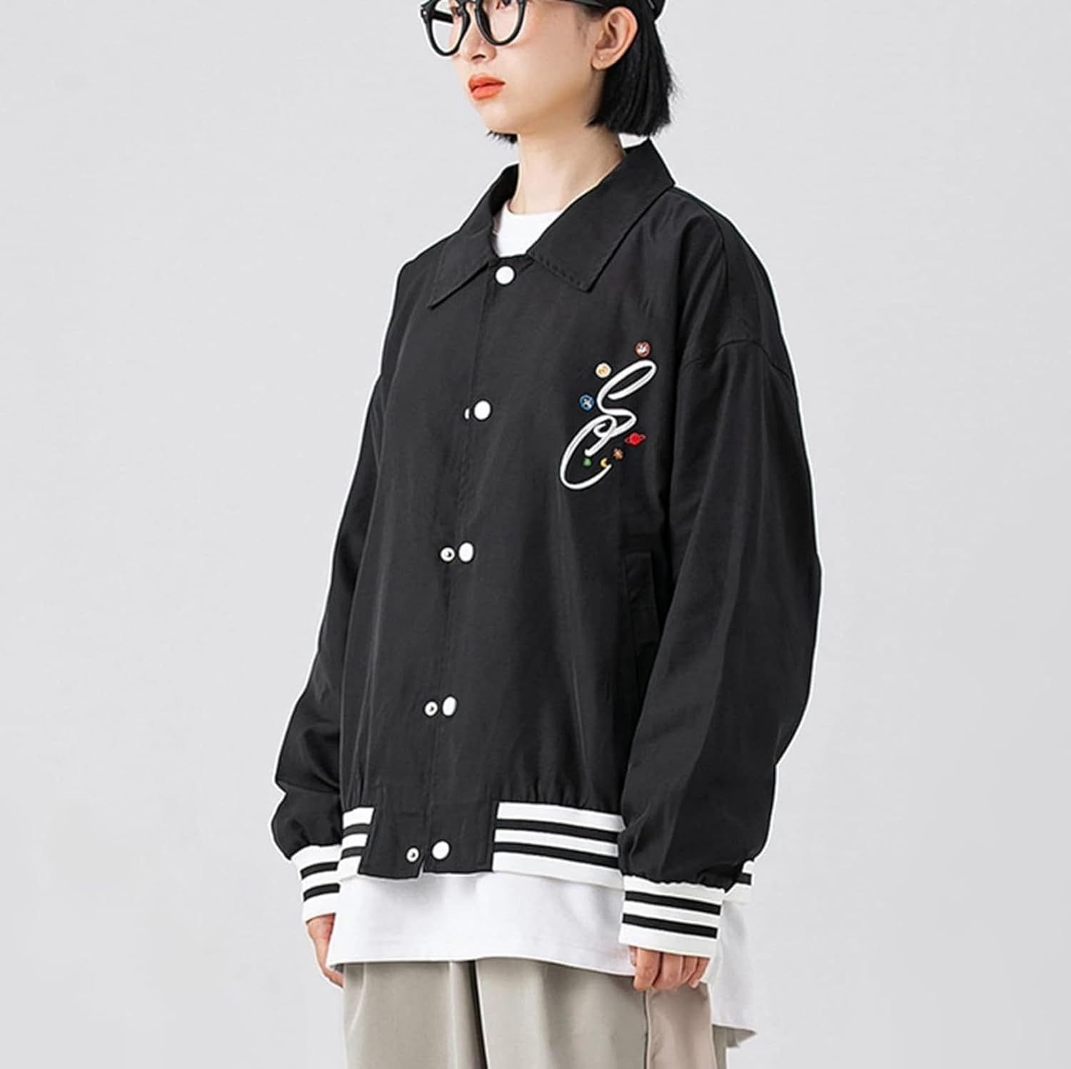 スタジャン メンズ おしゃれ ジャケット スタジアムジャンパー 秋 ストリート 防風 長袖 スカジャン カジュアル 男性用 ジャンパー アウター アウトドア 大きいサイズ 男女兼用