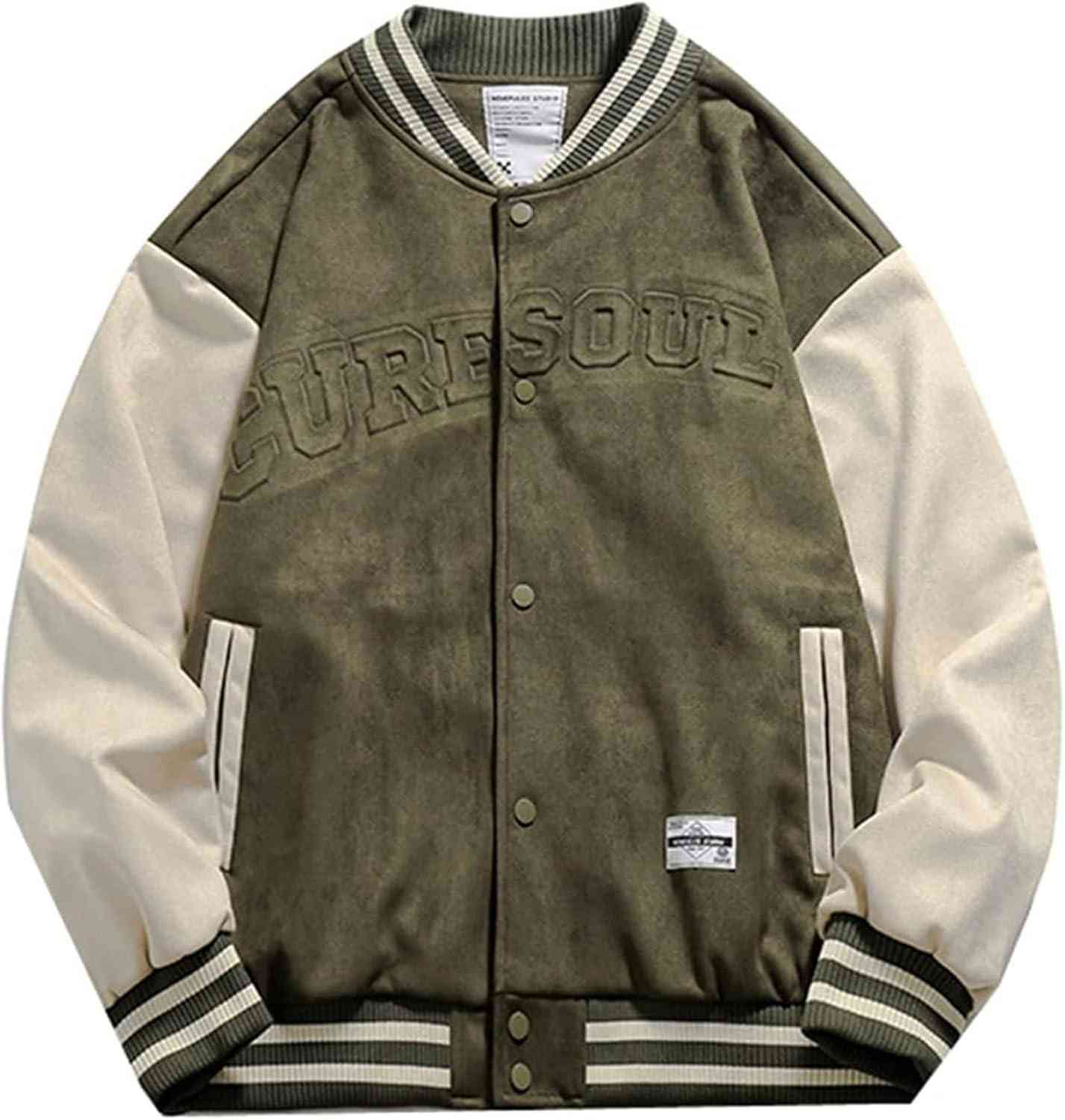 　　　 -------商品詳細------- 生地には、外側から冷気を通さない防風性の高い生地を使用。高い保温性を実現し、風や冷気、雪などの自然環境から体を守り、快適に野外活動に集中できます。 風を通さない防寒性に優れており、デザインはもちろんのこと機能面でも優れています。そしてスタイリッシュなデザイン、素敵なジャケットです。 【防風性と保温性】襟?袖口?裾をリブ編みにすることでフィット性?動きやすさを向上させ、適度な防風性と保温性を実現します。カジュアルやスポーツミックスなど様々なコーデに使える優秀な1枚です！ コーディネート：Tシャツやカットソーなど薄手と合わせて大人っぽく、パーカーやスウェットと合わせればかわいい印象にもなる優れもの。スリムパンツやワイドパンツなどボトムスも選ばずお好きなコーディネートが楽しめます。 デートやお呼ばれ、スポーツウェアやルームウェアはもちろん、旅行、通学、旅行、サイクリング、遠足などのシーンにも大活躍です！説明 トレンドのオーバーサイズなので、ゆったりとした印象に仕上がったビッグシルエット。 ストリートスタイルやスポーツスタイルなどと相性抜群のブルゾンジャケットです。 身幅やアームホールを大きくとったビッグシルエットが、今年らしいアウトラインに ユニセックスとして女性の方にもおススメのアイテムです。 羽織るだけで即、モード高級感たっぷり 厚すぎ、薄すぎず、丁寧いいを叶えた生地感!! 軽い着心地でさらりと着れて、すっぽり優しく包んでくれる