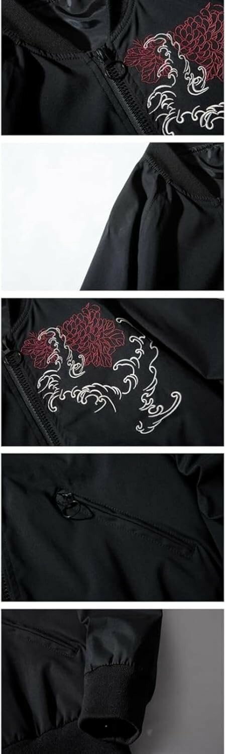 スカジャン メンズ ジャケット 刺繍 男女兼用 大きいサイズ ゆったり カジュアル オシャレ 人気 スタジャン スタジアムジャンパー ブルゾン バイク ジャンパー トップス 防風 防寒 春 秋 冬服