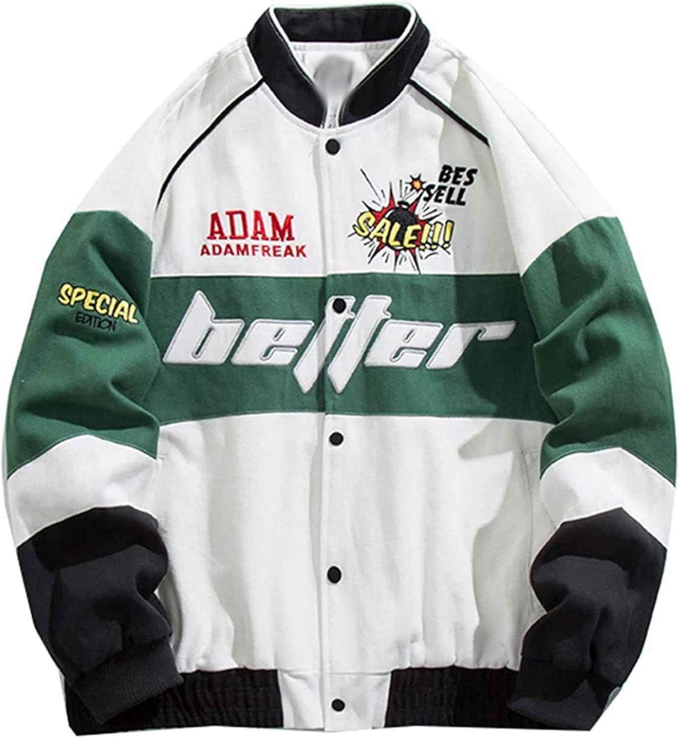 スタジャン ジャケット メンズ ライダースジャケット スタジアムジャケット ジャンパー 秋冬 アメカジ レター刺繍 おしゃれ ストリート ゆったり ヒップホップ アウター カジュアル 野球服 べスボー