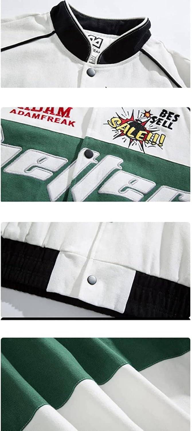 スタジャン ジャケット メンズ ライダースジャケット スタジアムジャケット ジャンパー 秋冬 アメカジ レター刺繍 おしゃれ ストリート ゆったり ヒップホップ アウター カジュアル 野球服 べスボー