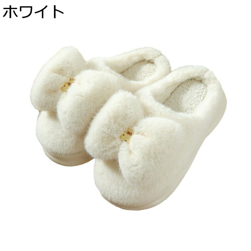 【20%OFFクーポン〜】ボアスリッパ あったかスリッパ レディース 厚底 冬用 暖かい 足冷え対策 もこも..