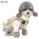 【20%OFFクーポン】犬服 秋冬 コート ペット服 洋服 可愛い ペット服 ドッグウェア ジャケット チェック柄 ふわふわ 裏ボア 防寒 保温 厚手 抜け毛防...