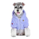 【20%OFFクーポン〜】ペット服 コート 秋冬 可愛い ふわふわ もこもこ パーカー おしゃれ 小型犬 中型犬 ペット洋服 猫服 ドッグウェア 暖かい 防寒 ...