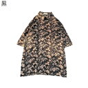 【20%OFFクーポン~】アロハシャツ メンズ 半袖 ビーチシャツ ハワイアンシャツ 夏服 黒 小花柄シャツ 開襟 軽量 通気速乾 ゆったり おしゃれ リゾート風 クール カジュアル カップル 普段着 部屋着 ドライブ 春夏五分袖シャツ 2XL
