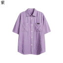 【20%OFFクーポン〜】シャツ 半袖 レディース カジュアル 春夏 開襟 チェック柄 五分袖 通気性 ゆったり お洒落 かっこいい オーバーサイズ 普段着 部...