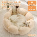 【全店10%OFFクーポン】ペット ベッド 犬 猫 クッション ドーナツ もこもこ ふわふわ 可愛い 花型 暖かい ラウンド ふかふか 寝床 丸洗い可 小型 猫 兼用 滑り止め 防寒 ソファ ペット用品 秋 冬 その1