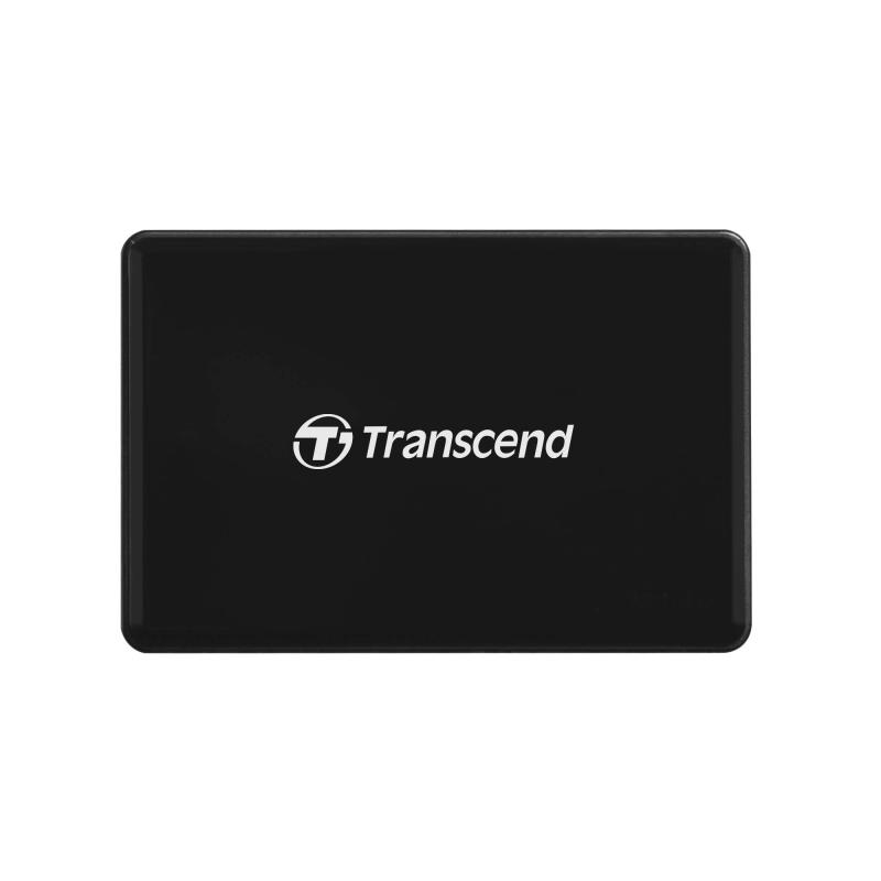 Transcend USB 3.1 [マイクロUSB - USB Type C] マルチカードリーダー (SD・SDHC・SDXC UHS-I/microSDHC・microSDXC UHS-I/CF UDMA7対応) ブラック 2年 TS-RDC8K2