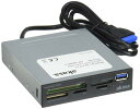 アイネックス UHS-II対応 USB3.0 内蔵カードリーダー AK-ICR-27