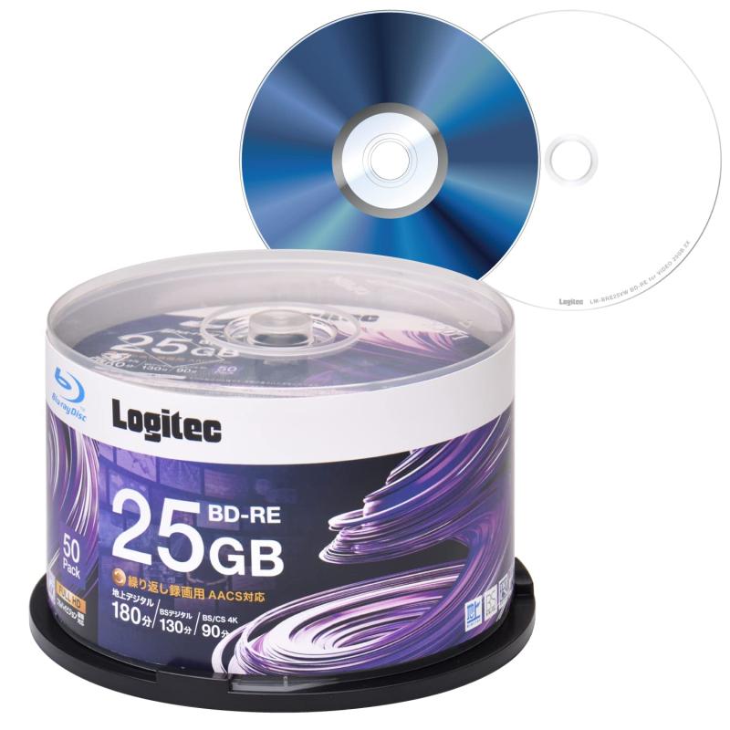 WebN BD-RE AACSΉ u[CfBXN Blu-ray Disc 2{ Ԃ^p L^p 25GB L^fBA XshP[X 50 LM-BRE25VWS50W